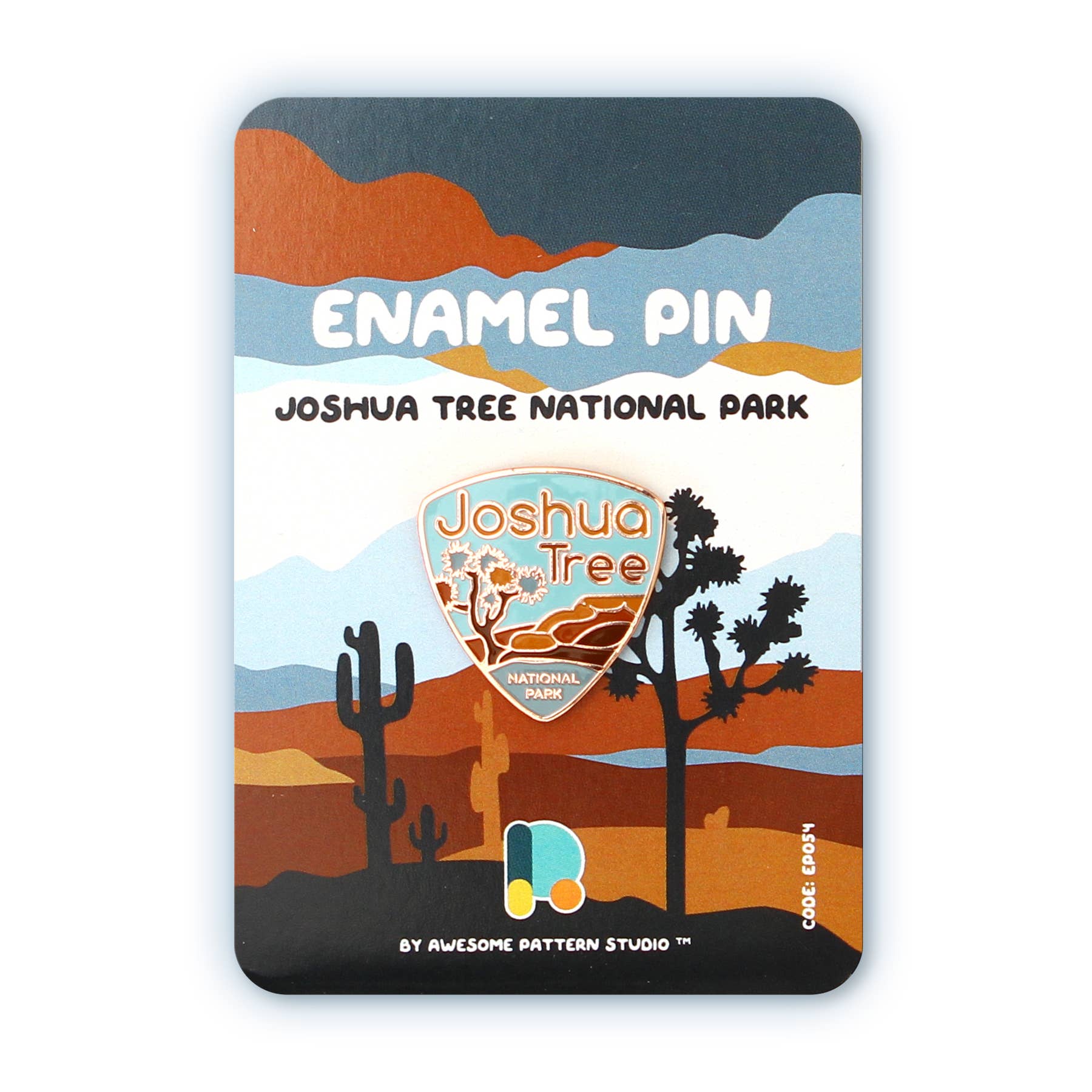JTTP Products Joshua Tree Park Pin available in Joshua Tree at JT Trading Post