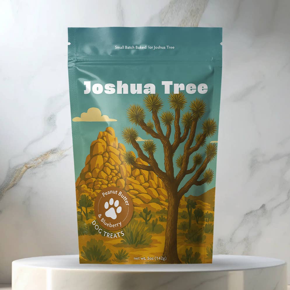 JTTP Products Joshua Tree Souvenir Dog Treats available in Joshua Tree at JT Trading Post