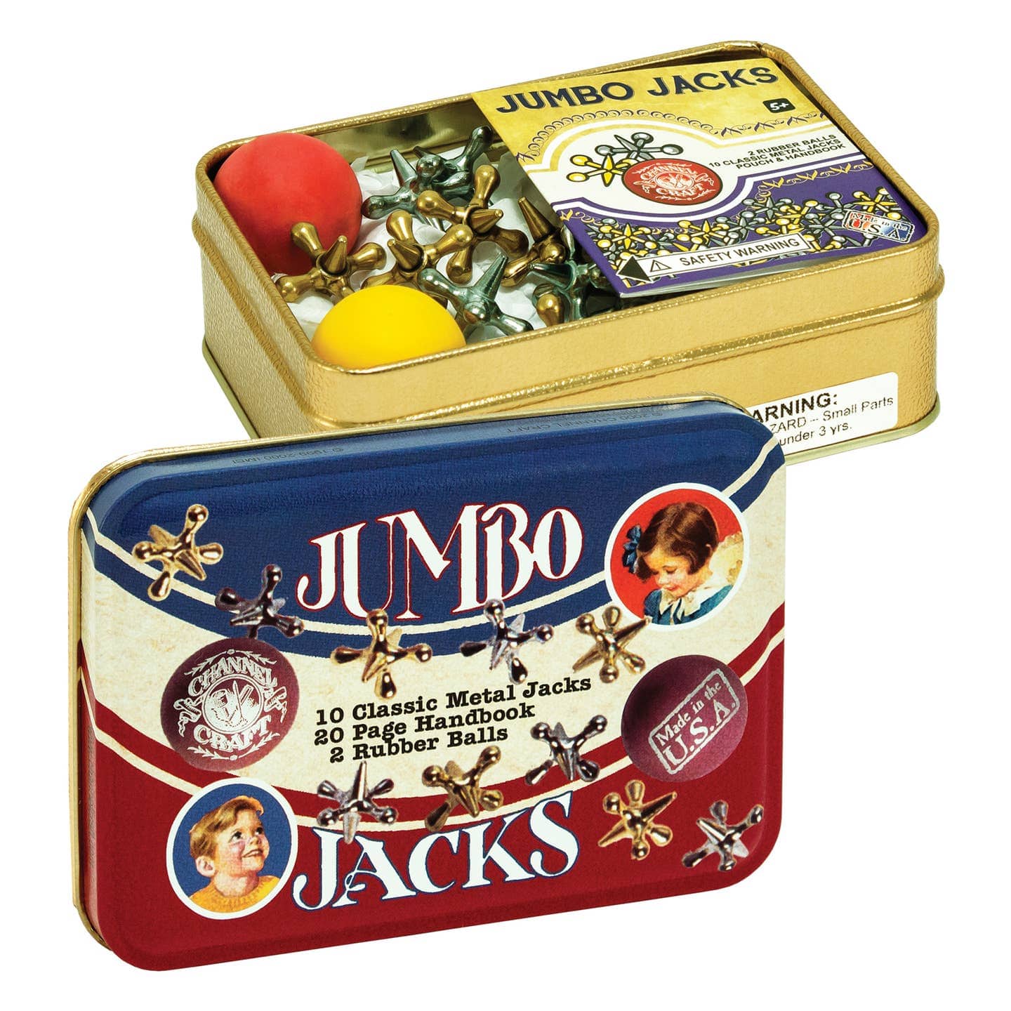 JTTP Products Jumbo Jacks in A Classic Toy Tin available in Joshua Tree at JT Trading Post