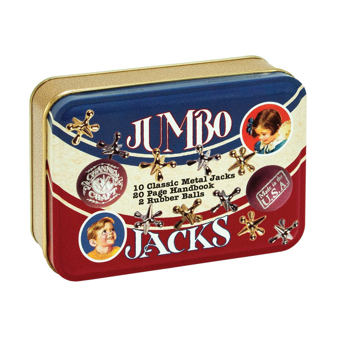 JTTP Products Jumbo Jacks in A Classic Toy Tin available in Joshua Tree at JT Trading Post