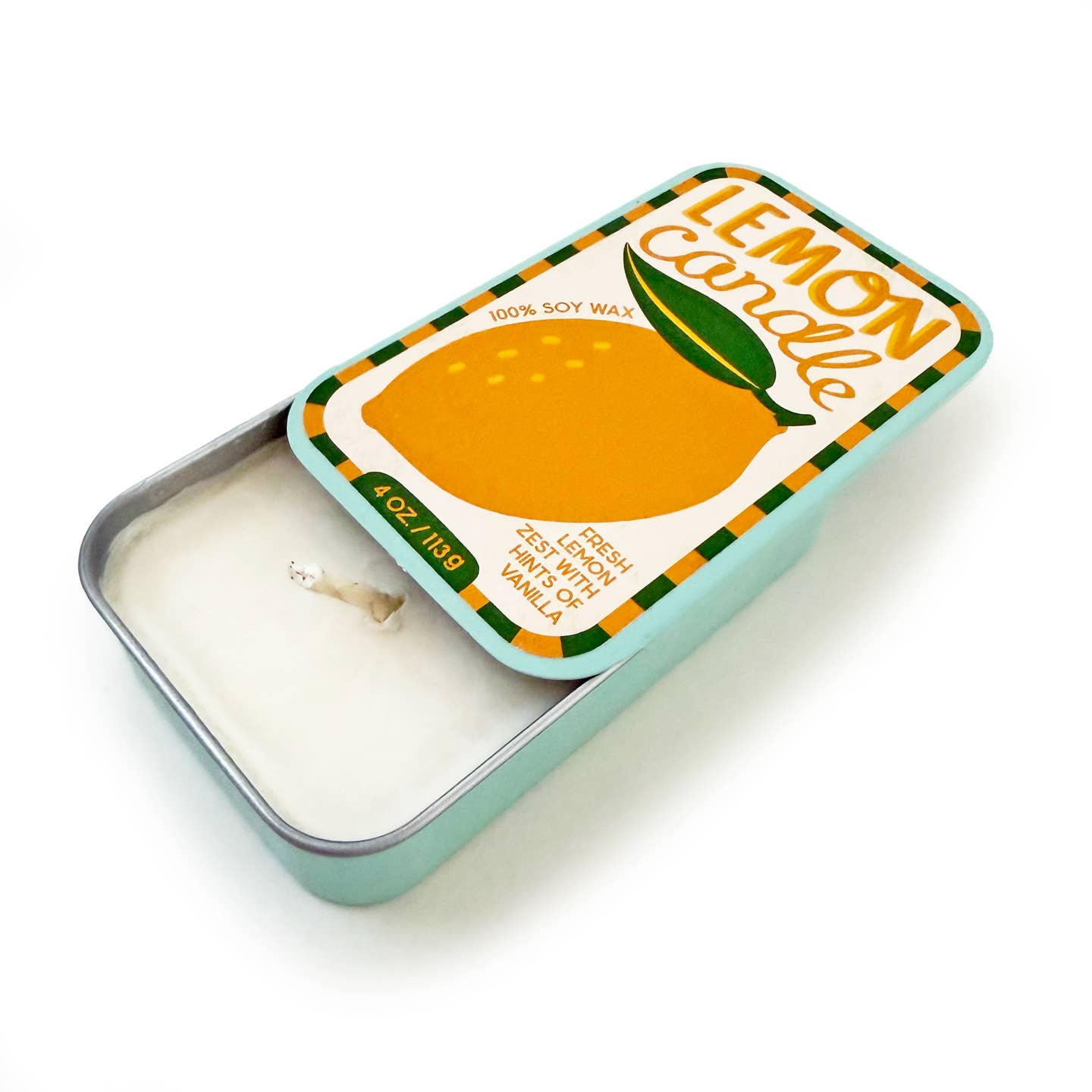 JTTP Products Lemon Candle Tin available in Joshua Tree at JT Trading Post
