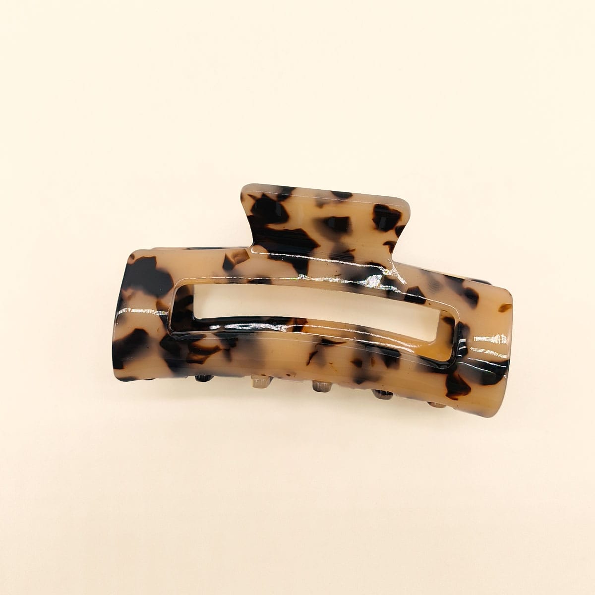 JTTP Products Tortoise Square Hair Claw Clip available in Joshua Tree at JT Trading Post