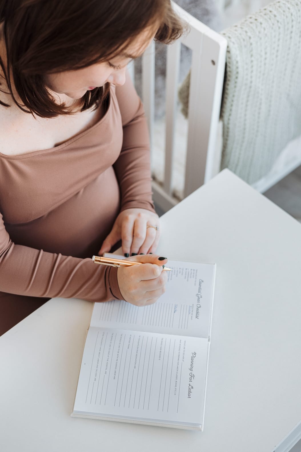 JTTP Products Linen Pregnancy Journal available in Joshua Tree at JT Trading Post