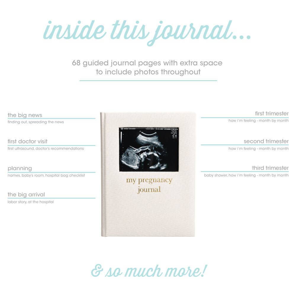 JTTP Products Linen Pregnancy Journal available in Joshua Tree at JT Trading Post