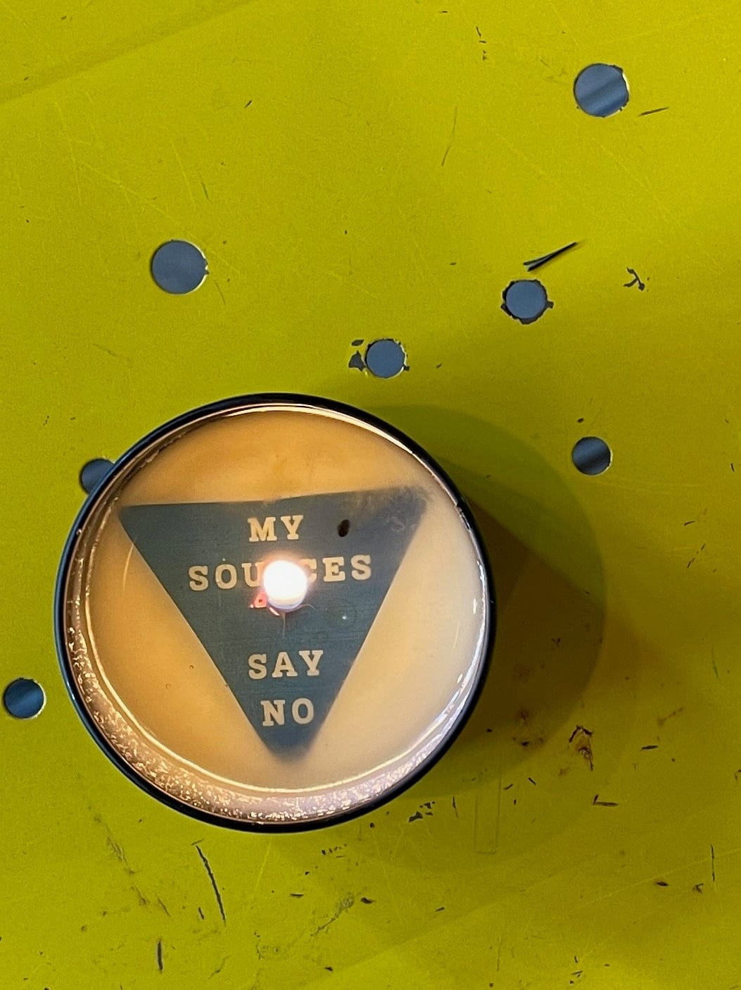 JTTP Products Magic 8 Ball Candle available in Joshua Tree at JT Trading Post