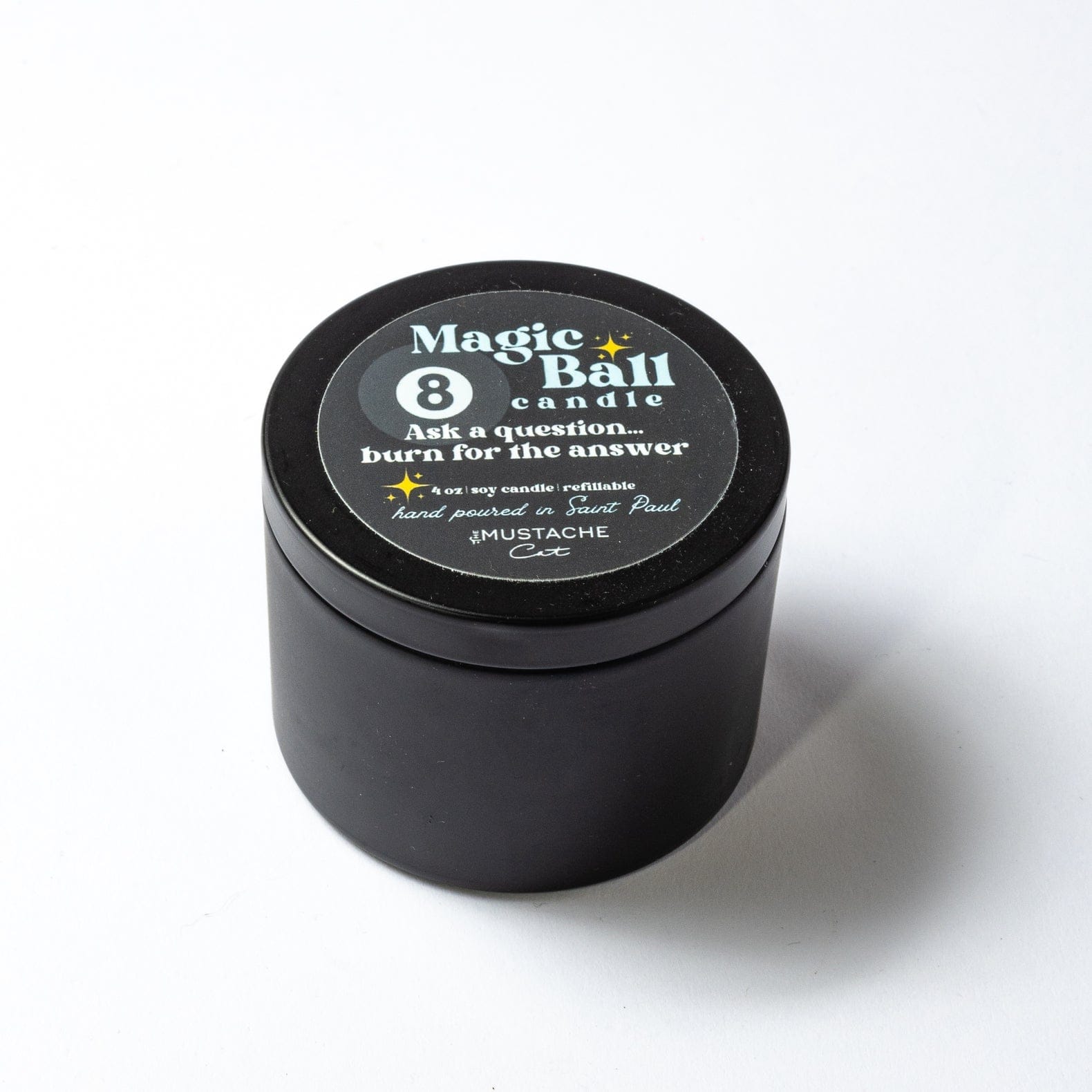 JTTP Products Magic 8 Ball Candle available in Joshua Tree at JT Trading Post