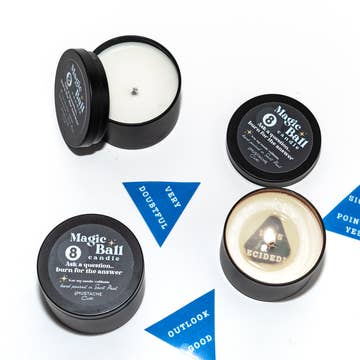 JTTP Products Magic 8 Ball Candle available in Joshua Tree at JT Trading Post