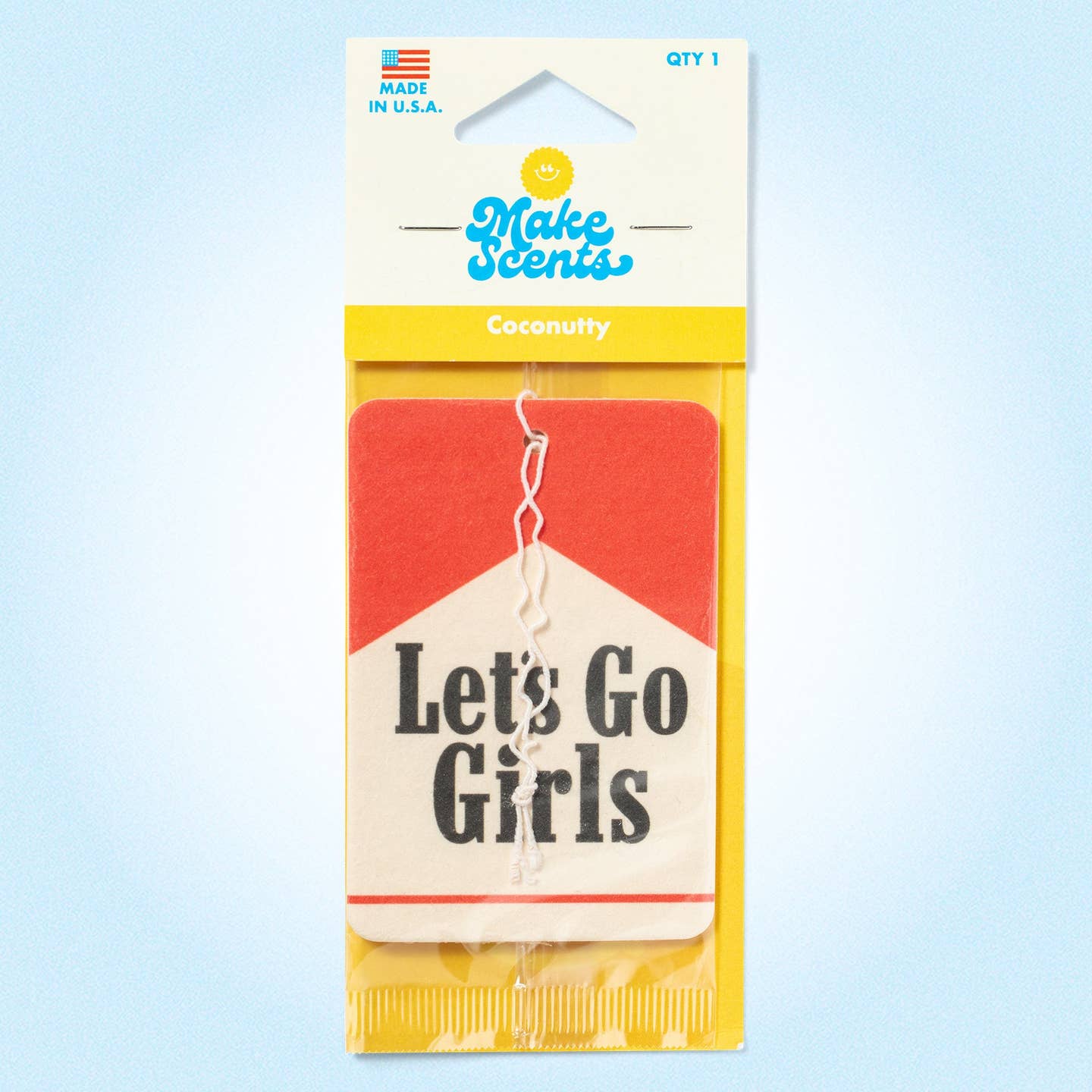 JTTP Products Makes Scents Car Air Freshener | Let's Go Girls available in Joshua Tree at JT Trading Post