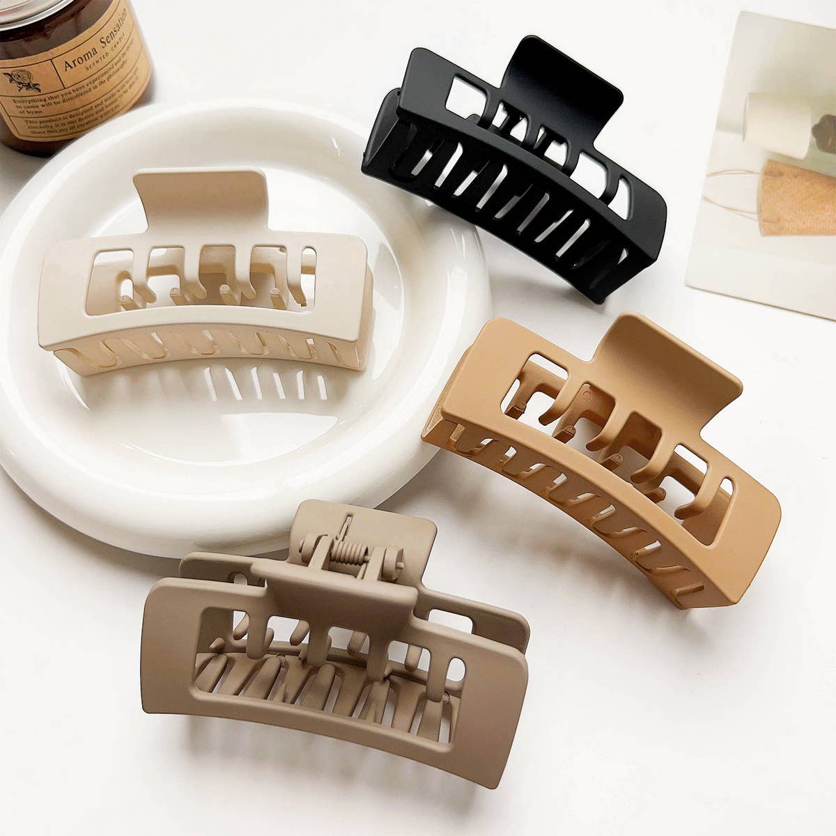 JTTP Products Matte Square Hair Claw Clip available in Joshua Tree at JT Trading Post