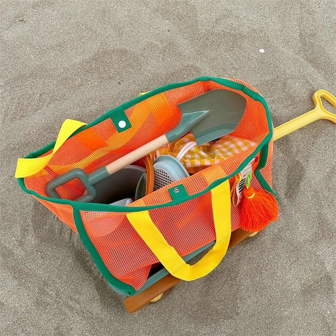 JTTP Products Mesh Beach Bag | Red available in Joshua Tree at JT Trading Post