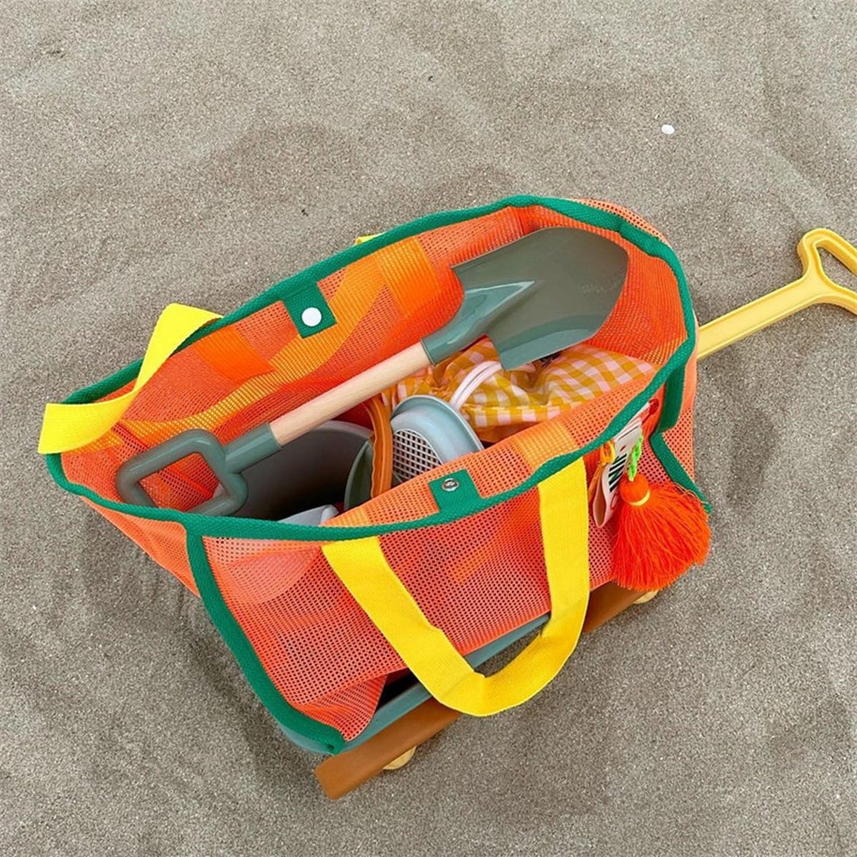 JTTP Products Mesh Beach Bag | Red available in Joshua Tree at JT Trading Post