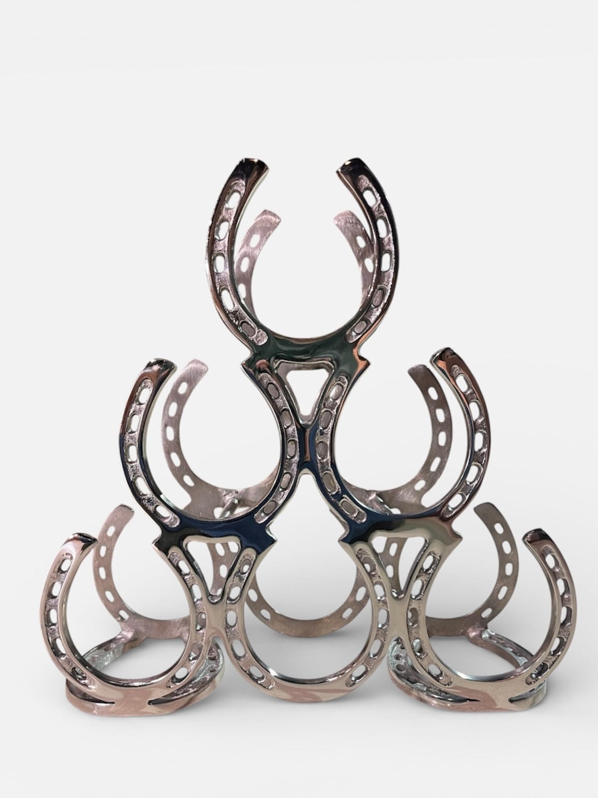 JTTP Products Metal Horseshoe Wine Rack available in Joshua Tree at JT Trading Post