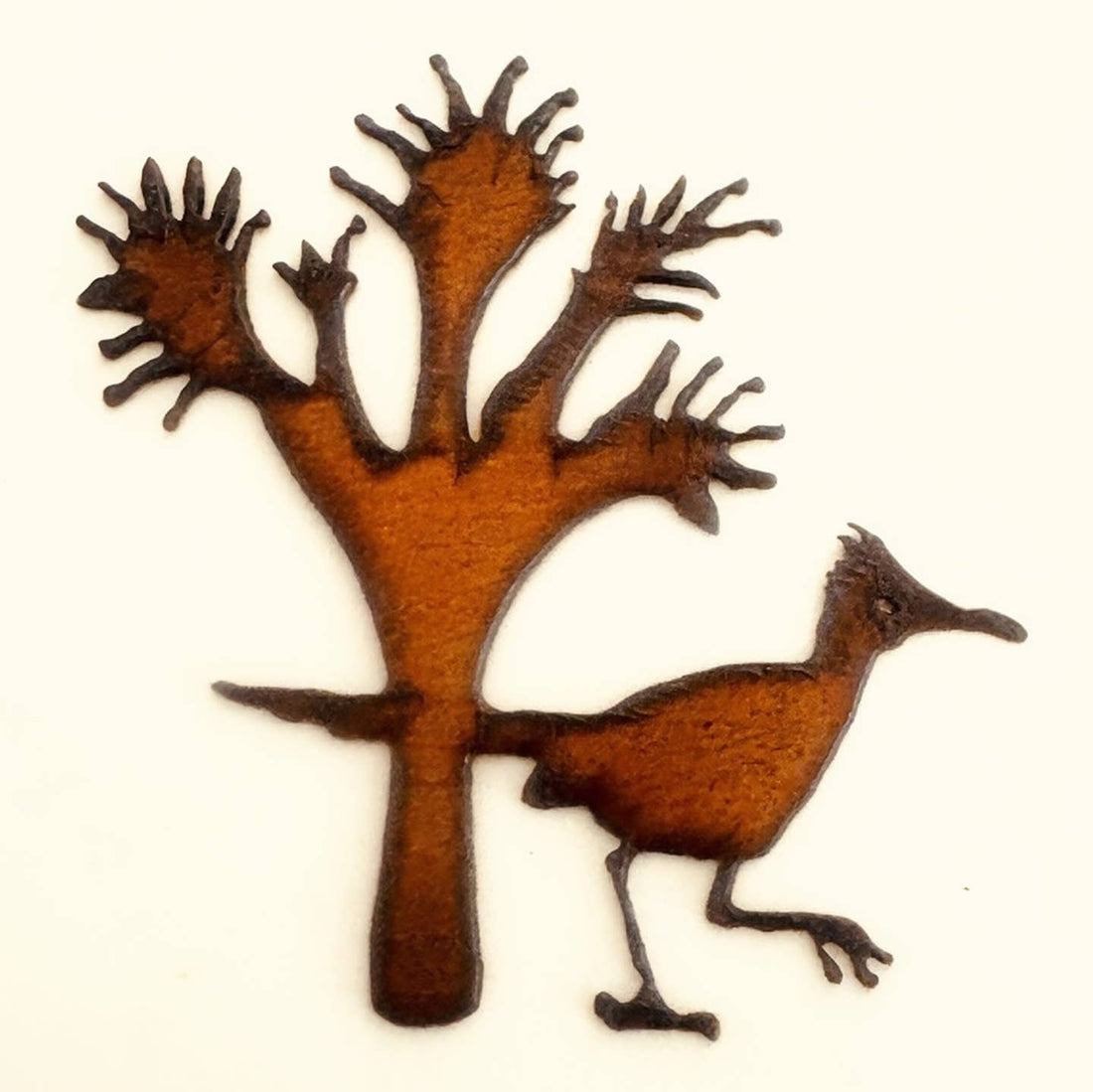 JTTP Products Metal Joshua Tree & Roadrunner | Magnet available in Joshua Tree at JT Trading Post