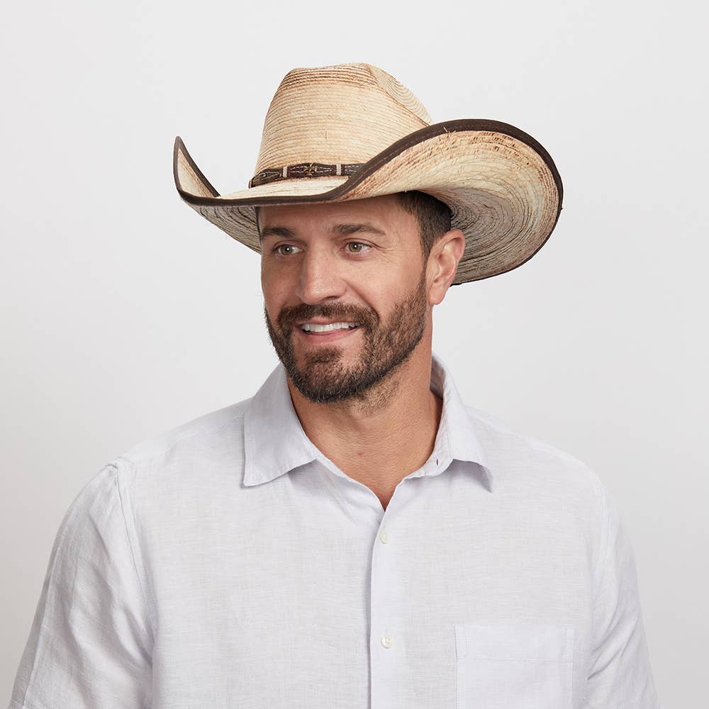 JTTP Products Mexican Palm Cowboy Hat available in Joshua Tree at JT Trading Post