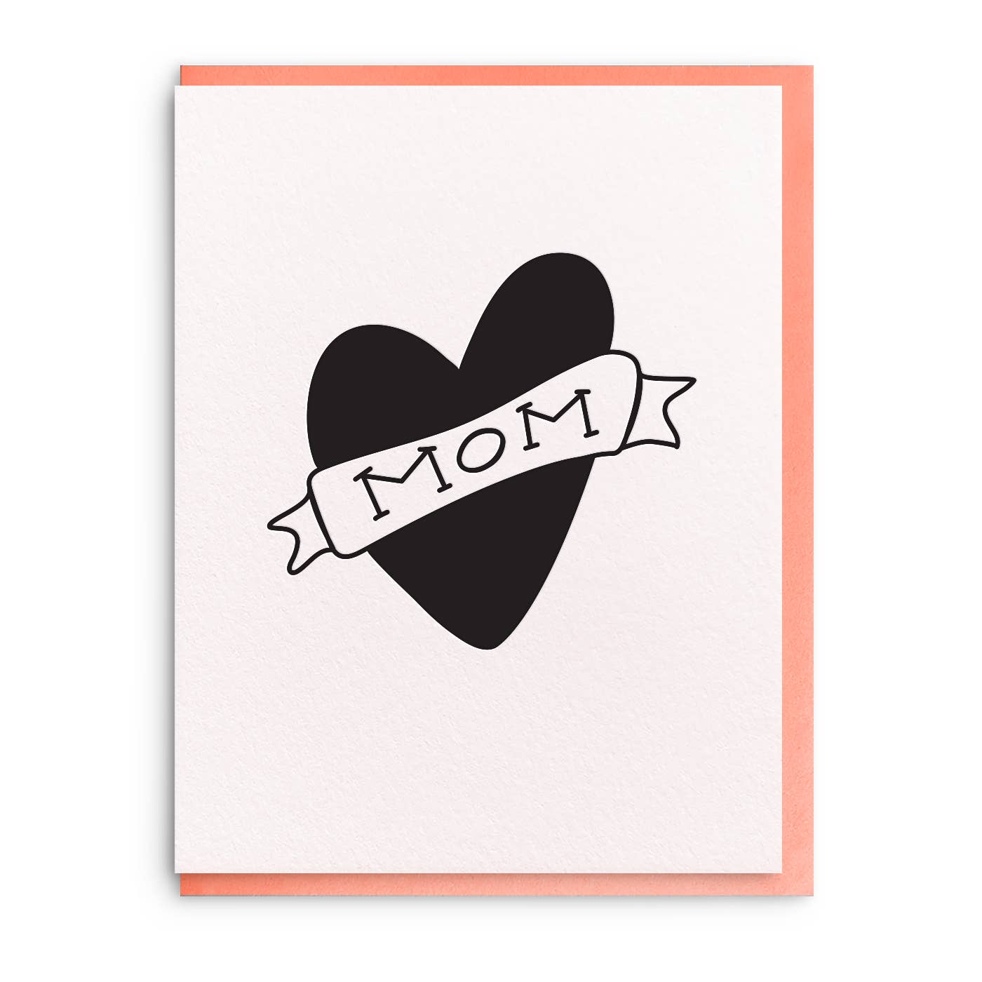 JTTP Products Mom Tattoo - Letterpress Mother's Day Greeting Card available in Joshua Tree at JT Trading Post