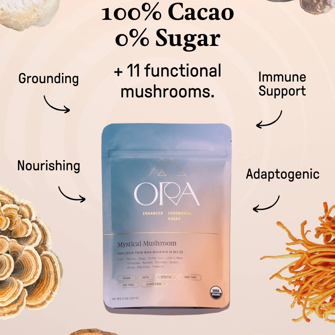 JTTP Products Mystical Mushroom Cacao | Organic Ceremonial Chocolate available in Joshua Tree at JT Trading Post