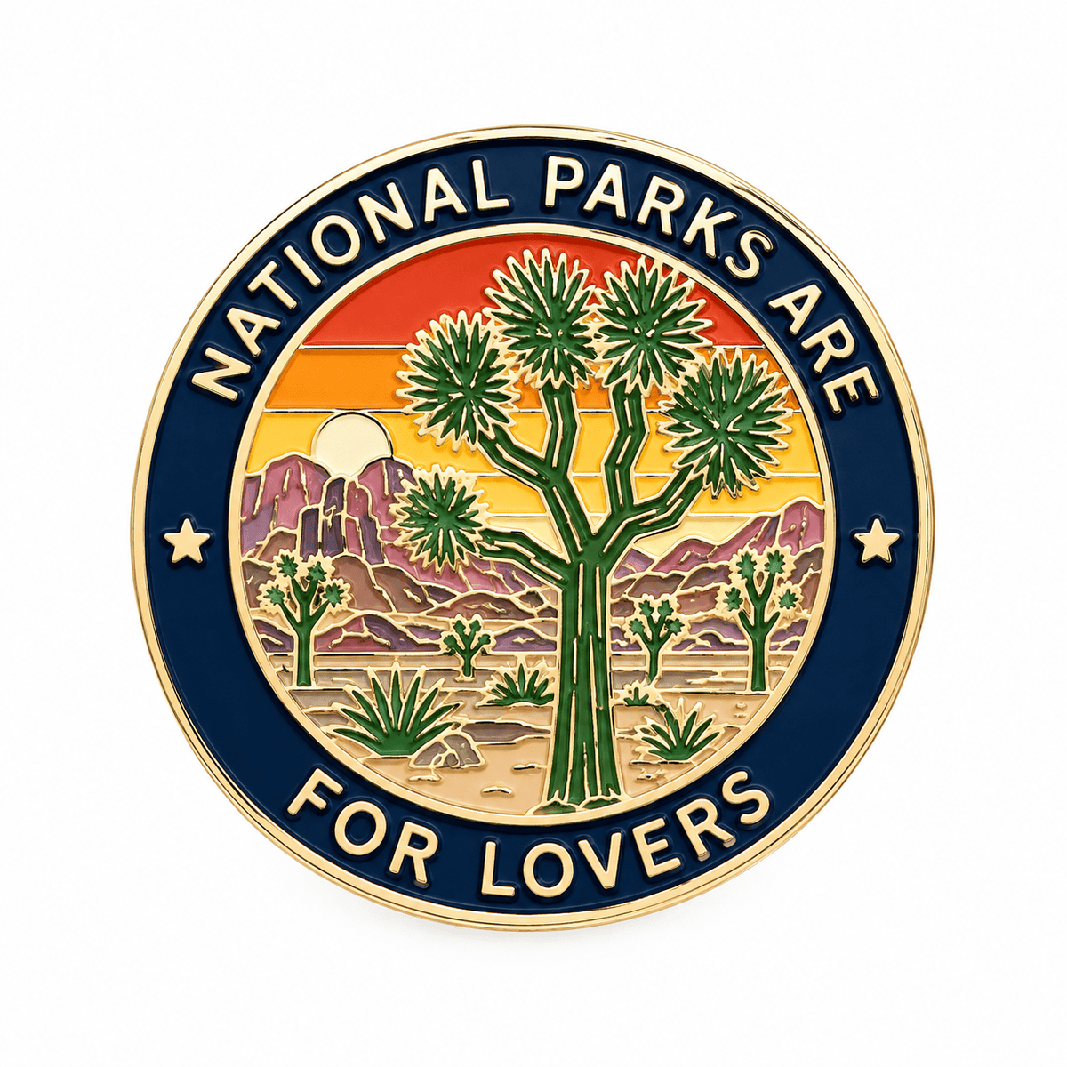 JTTP Products National Parks are For Lovers JT Pin available in Joshua Tree at JT Trading Post