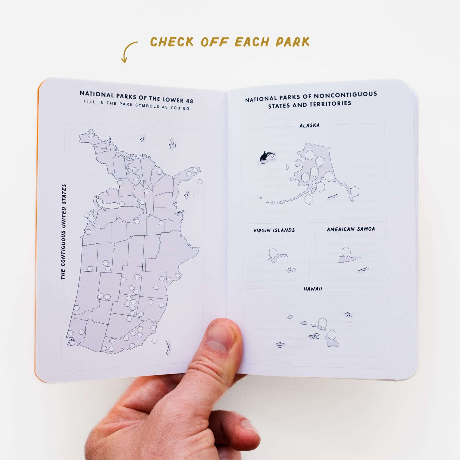 JTTP Products National Parks Passport Stamp Journal available in Joshua Tree at JT Trading Post