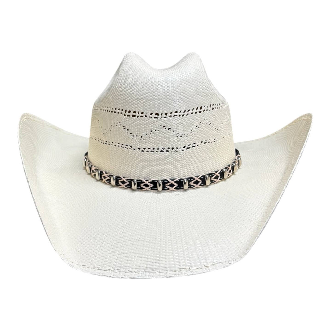 JTTP Products New Western Straw Cowboy Hat | White available in Joshua Tree at JT Trading Post