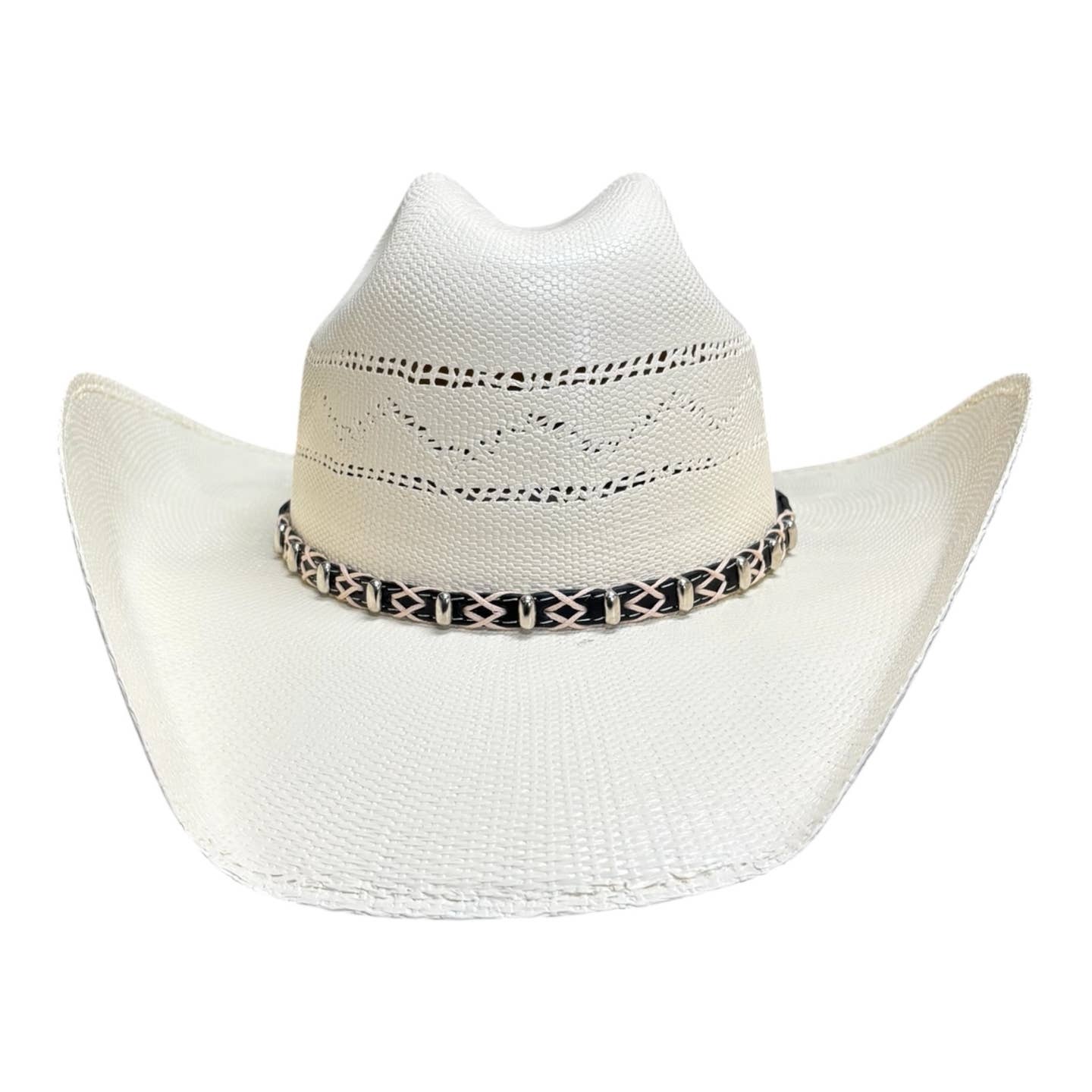 JTTP Products New Western Straw Cowboy Hat | White available in Joshua Tree at JT Trading Post