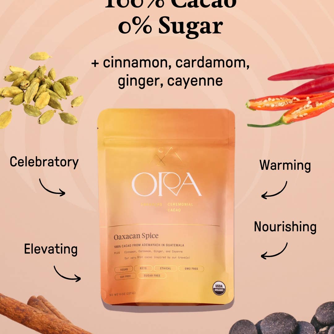 JTTP Products Oaxacan Spice Cacao | Organic Ceremonial Chocolate available in Joshua Tree at JT Trading Post
