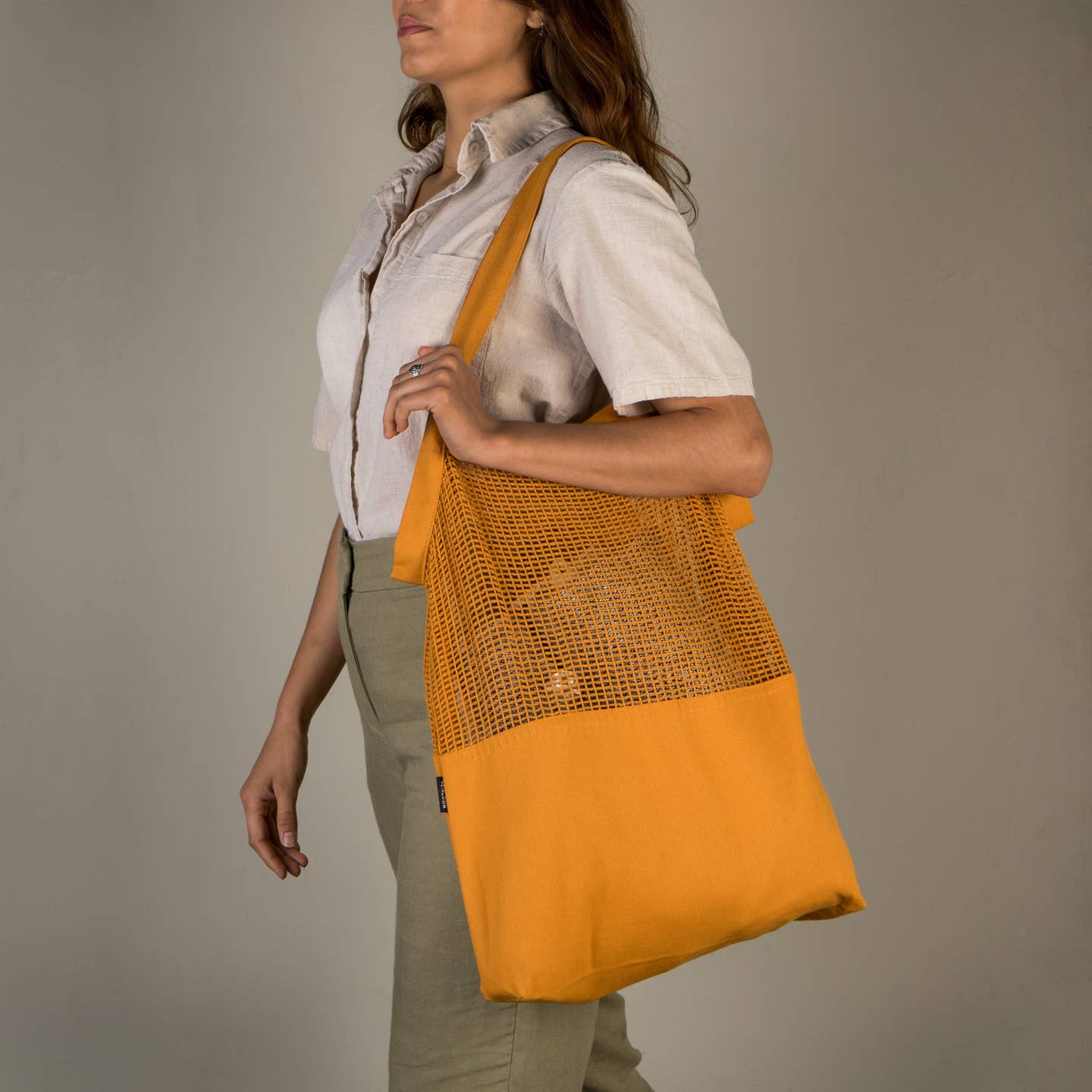 JTTP Products Ochre Mercado Tote Bag available in Joshua Tree at JT Trading Post