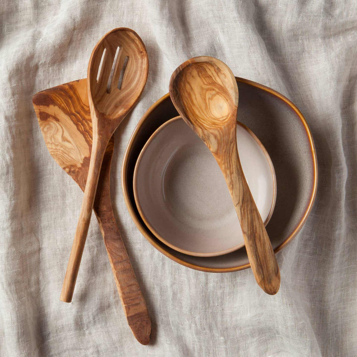 JTTP Products Olive Wood Curved Spoon available in Joshua Tree at JT Trading Post