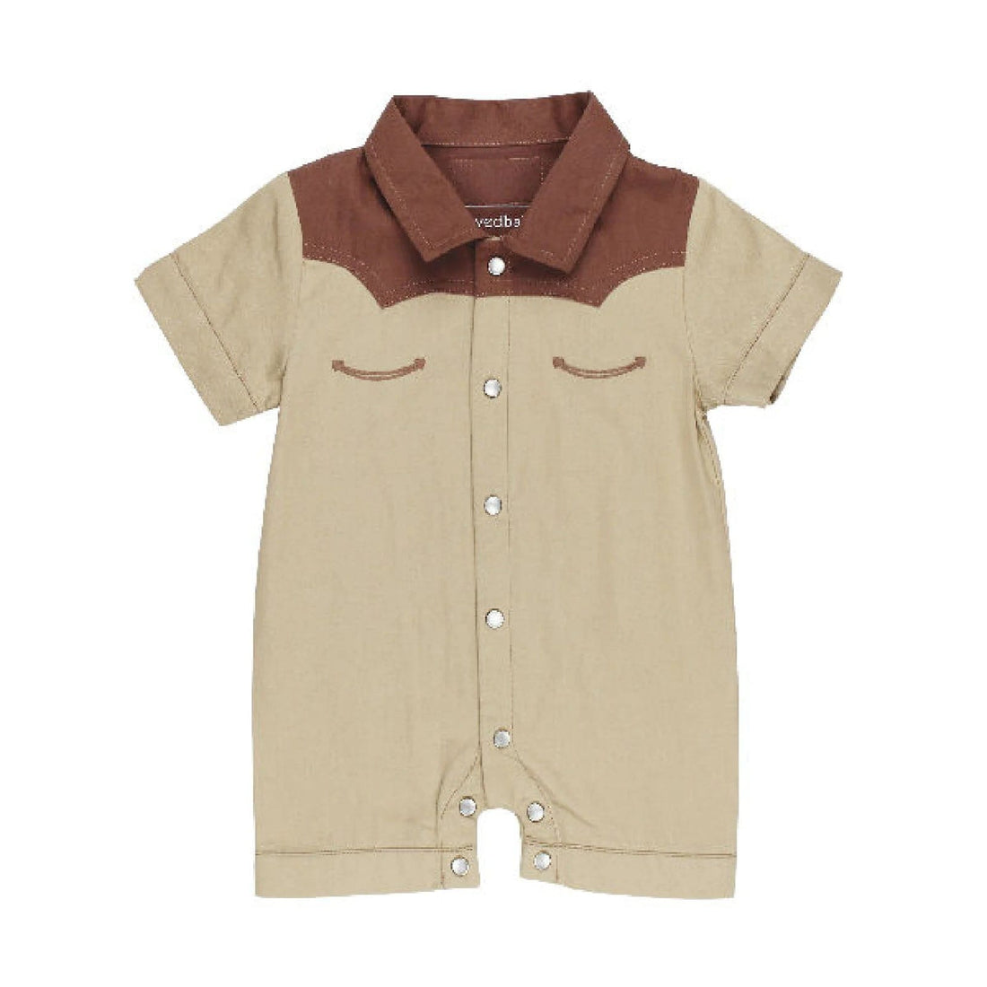 JTTP Products Organic Western Short Sleeve Coverall available in Joshua Tree at JT Trading Post