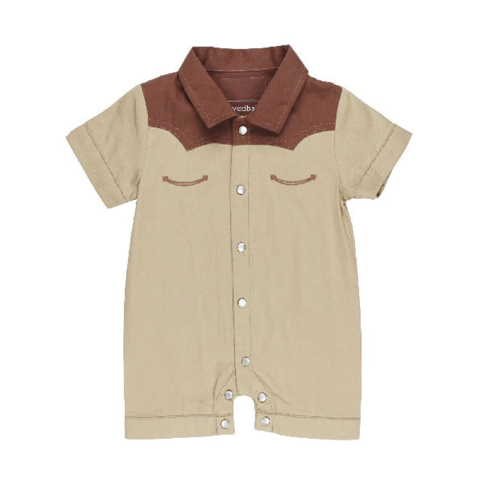 JTTP Products Organic Western Short Sleeve Coverall available in Joshua Tree at JT Trading Post