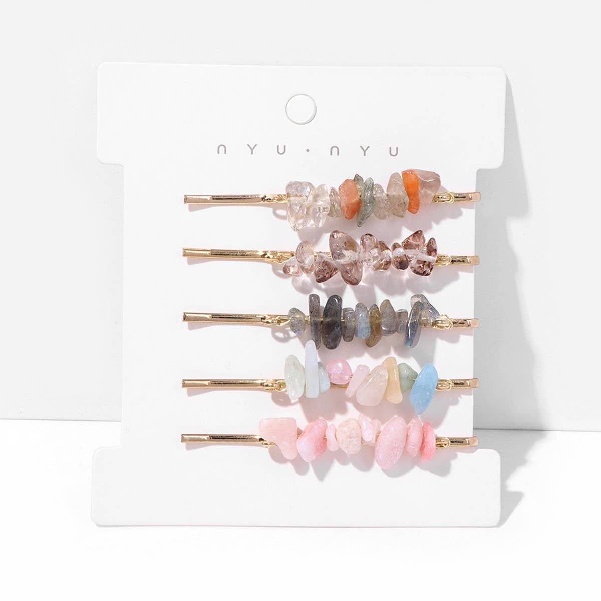 JTTP Products Natural Stone Hair Clip Set available in Joshua Tree at JT Trading Post
