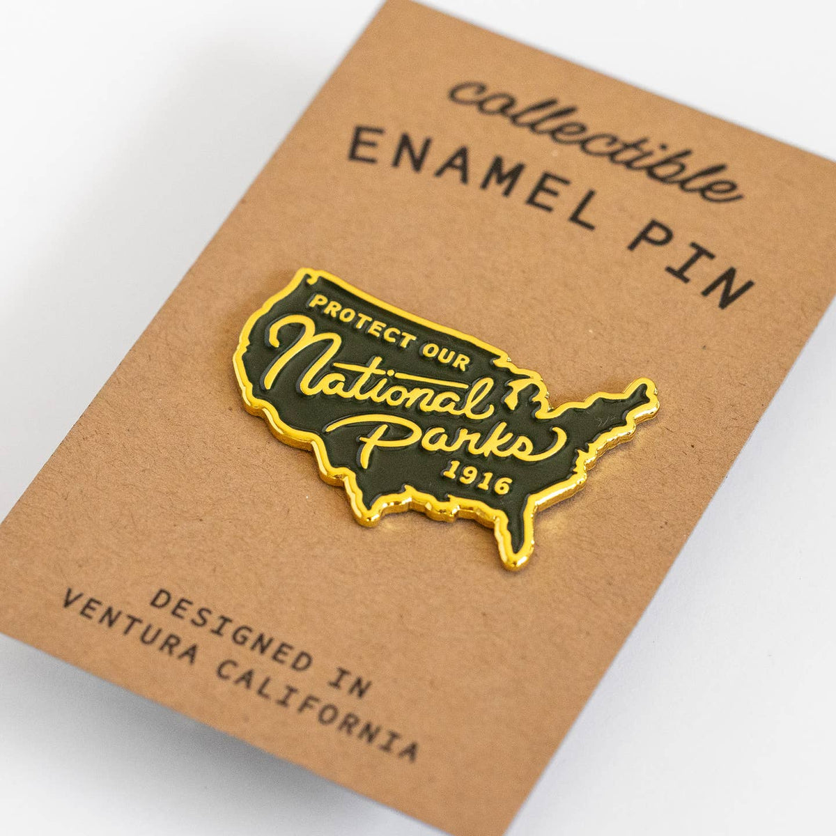 JTTP Products Protect Our National Parks Enamel Pin available in Joshua Tree at JT Trading Post