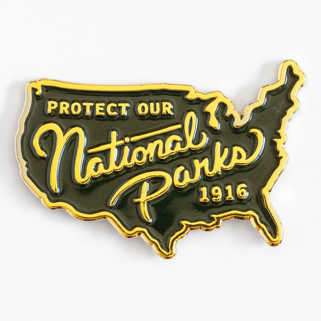 JTTP Products Protect Our National Parks Enamel Pin available in Joshua Tree at JT Trading Post