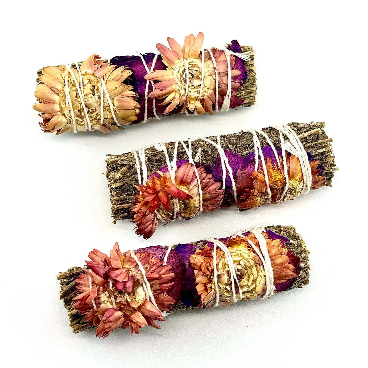 JTTP Products Purple Haze Lavender Smudge Wand w/ Wildflower + Rose Petals available in Joshua Tree at JT Trading Post