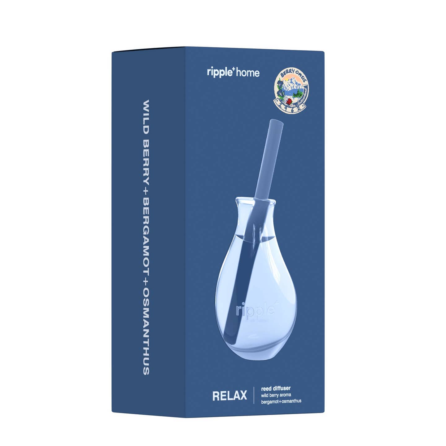 JTTP Products Ripple⁺ Relax Reed Diffuser – Wild Berry available in Joshua Tree at JT Trading Post