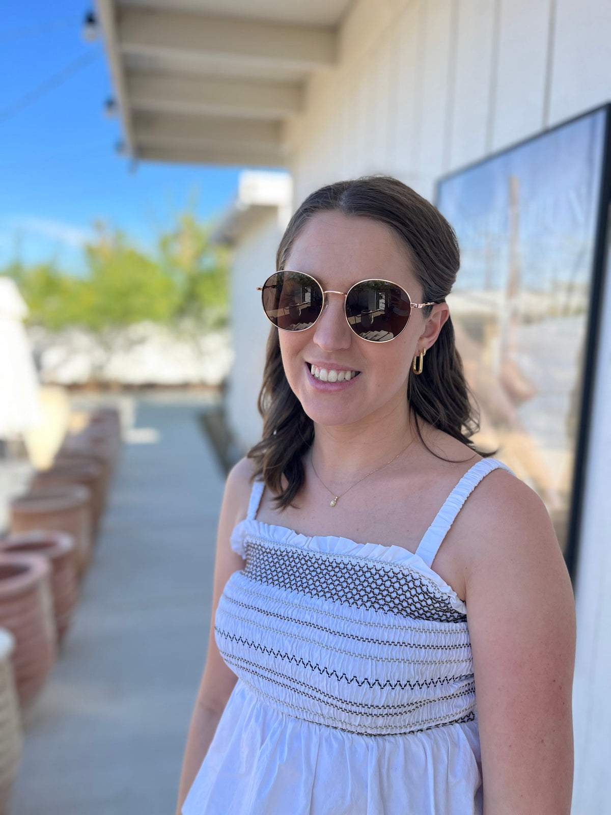 JTTP Products Silverlake Champagne + Brown Tint by DIME | Polarized Sunglasses available in Joshua Tree at JT Trading Post