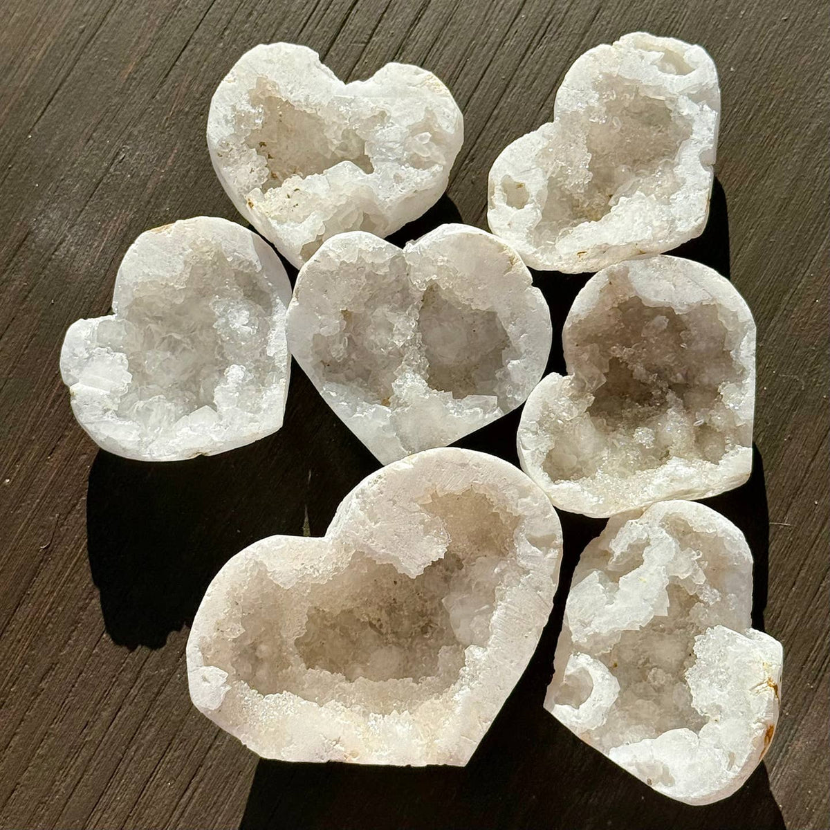 JTTP Products Sparkling Agate Hearts available in Joshua Tree at JT Trading Post