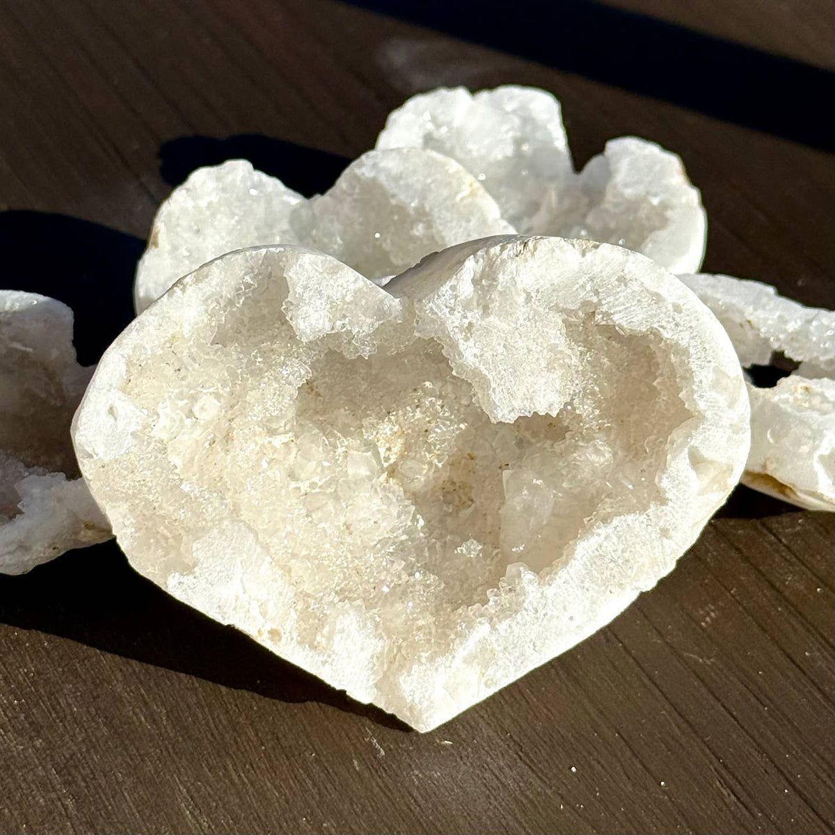 JTTP Products Sparkling Agate Hearts available in Joshua Tree at JT Trading Post