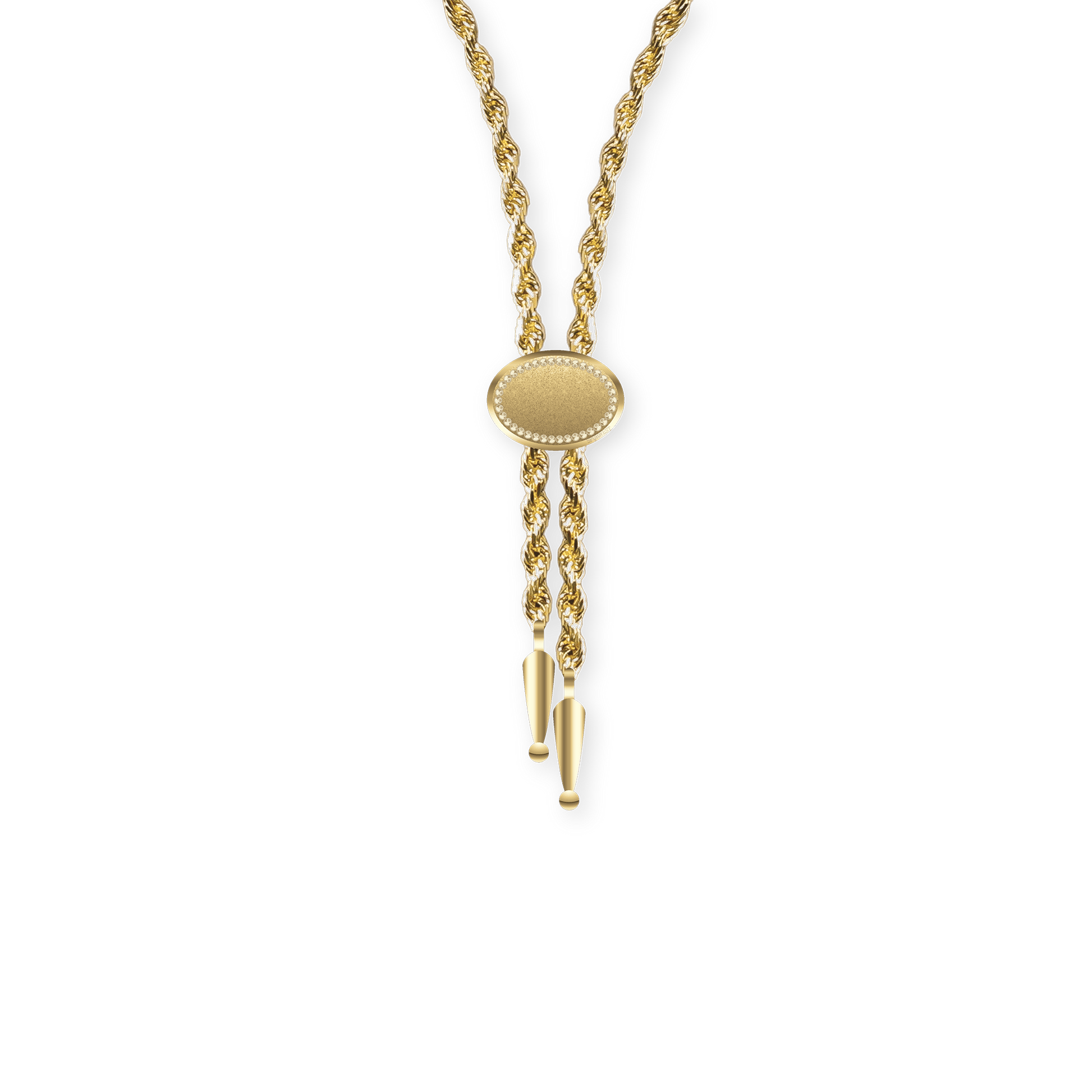 JTTP Products SpurWest | Annley Bolo Tie Necklace | Gold available in Joshua Tree at JT Trading Post