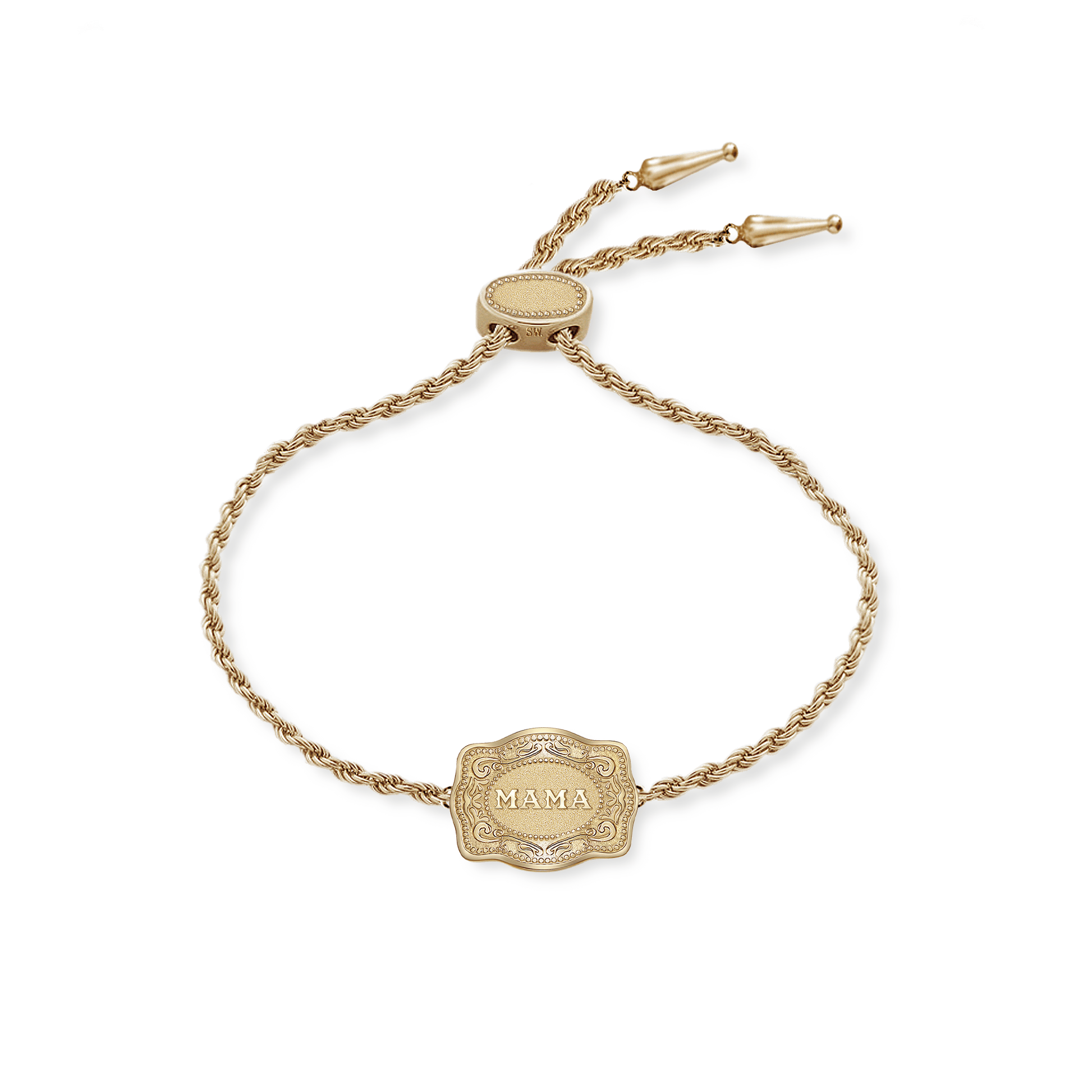 JTTP Products SpurWest | Mini Belt Buckle Bracelet (Mama) | Gold available in Joshua Tree at JT Trading Post