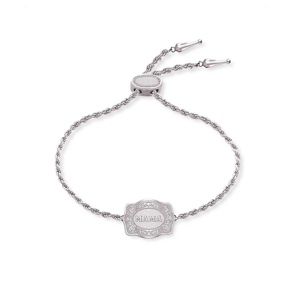 JTTP Products SpurWest | Mini Belt Buckle Bracelet (Mama) | Silver available in Joshua Tree at JT Trading Post