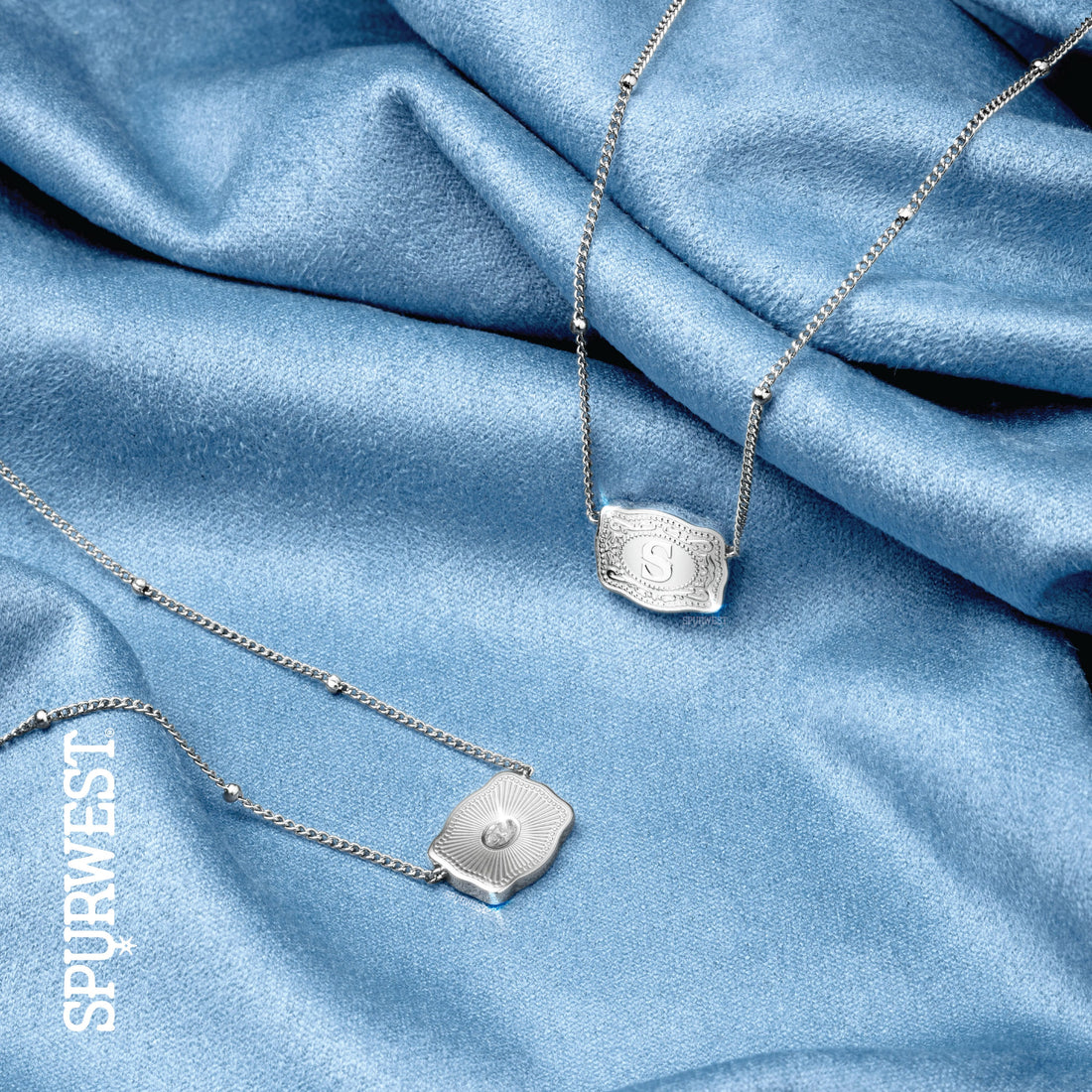 JTTP Products SpurWest | Ultra Mini Belt Buckle Necklace | Silver available in Joshua Tree at JT Trading Post