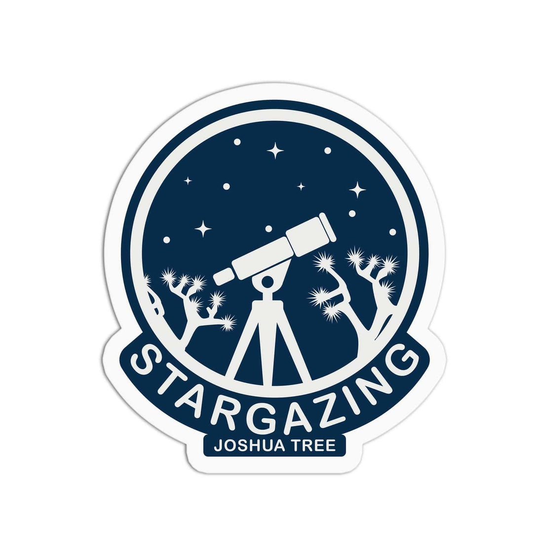JTTP Products Stargazing Sticker available in Joshua Tree at JT Trading Post
