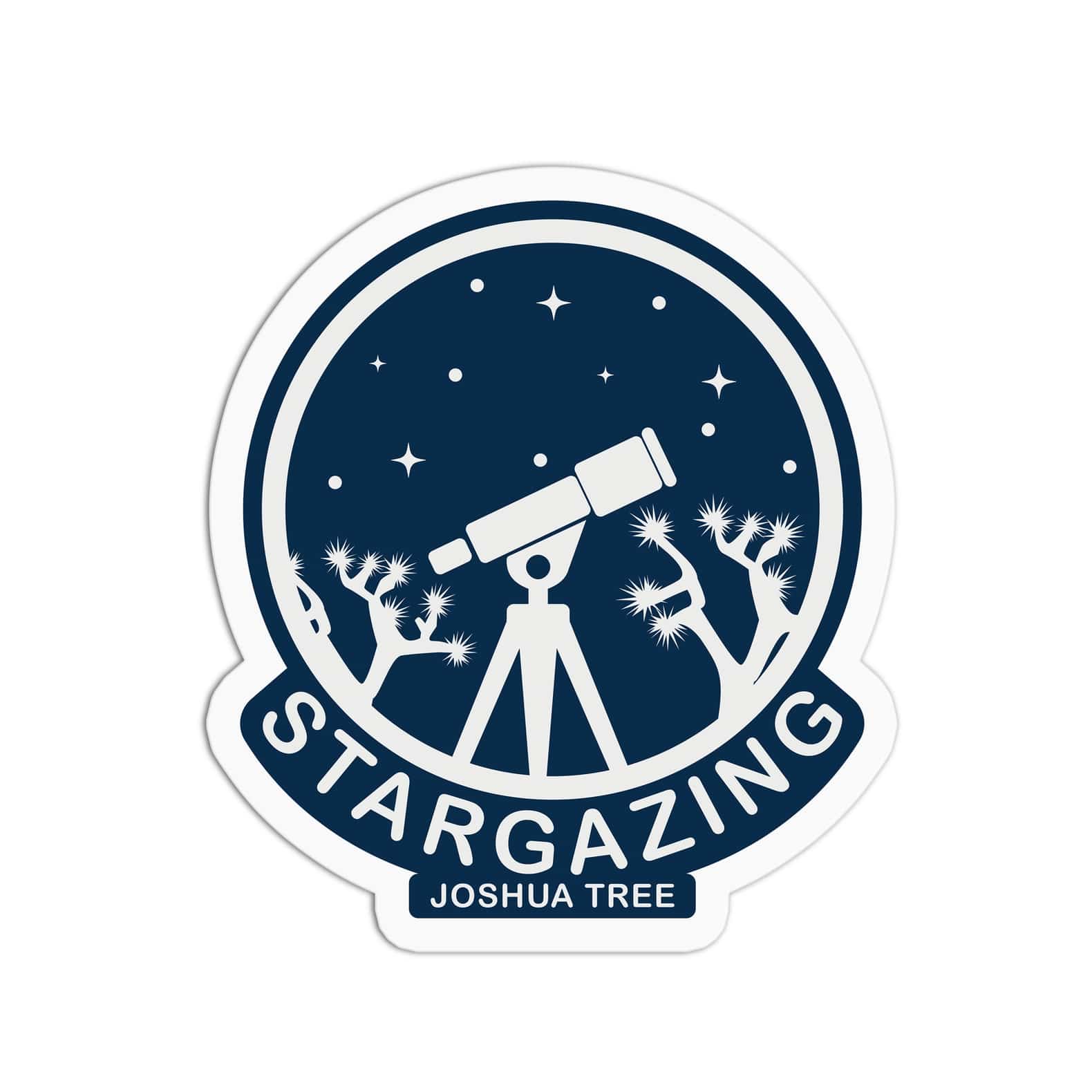 JTTP Products Stargazing Sticker available in Joshua Tree at JT Trading Post