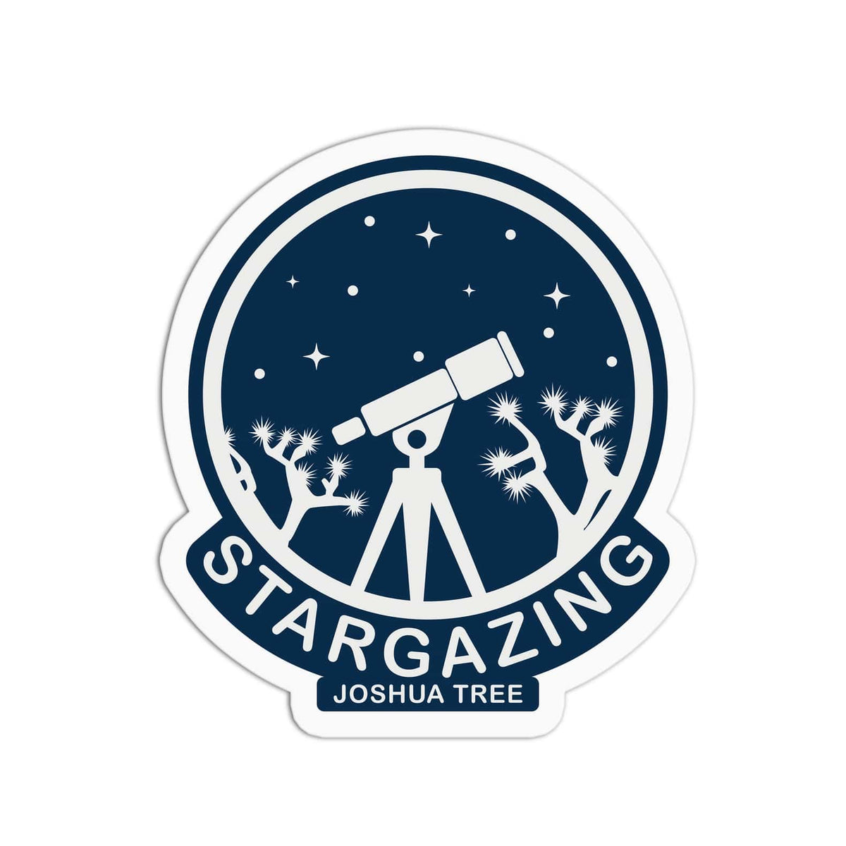 JTTP Products Stargazing Sticker available in Joshua Tree at JT Trading Post
