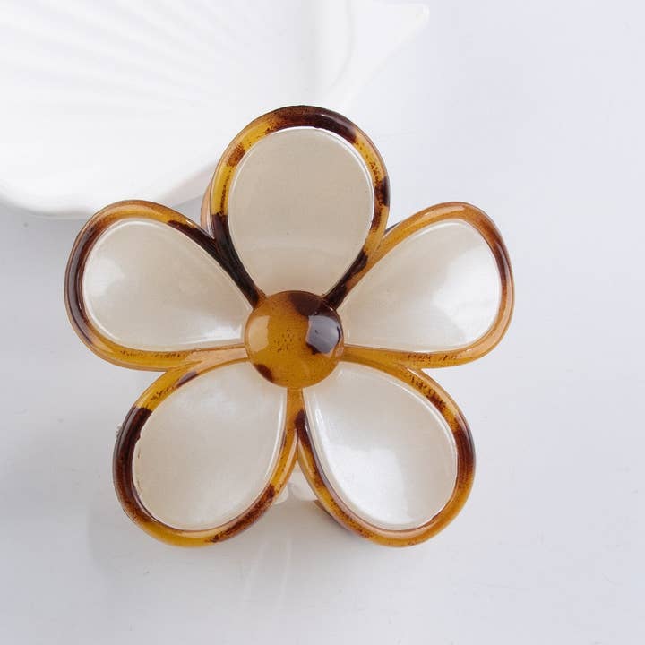 JTTP Products Vintage Floral Hair Claw Clip available in Joshua Tree at JT Trading Post