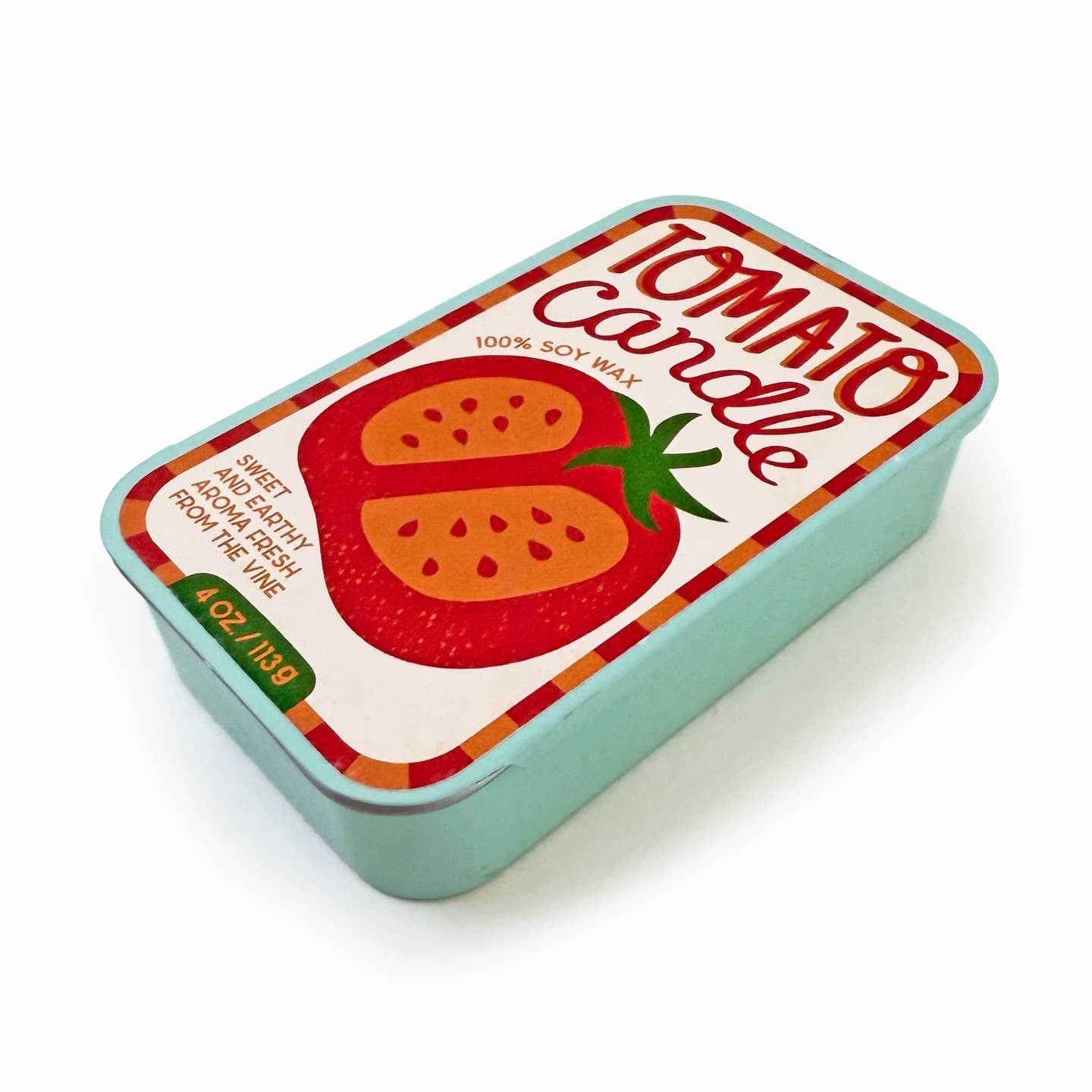 JTTP Products Tomato Candle Tin available in Joshua Tree at JT Trading Post