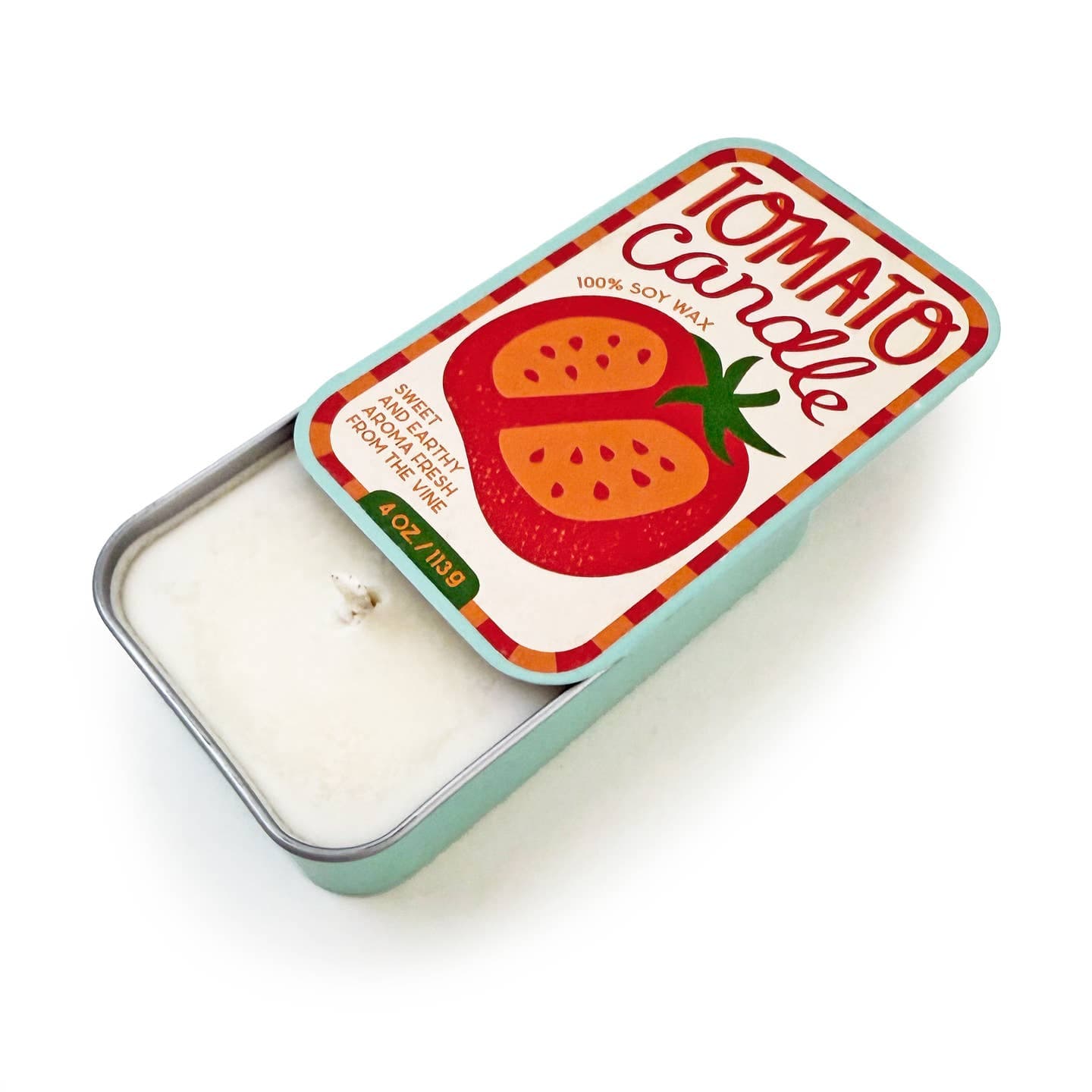 JTTP Products Tomato Candle Tin available in Joshua Tree at JT Trading Post