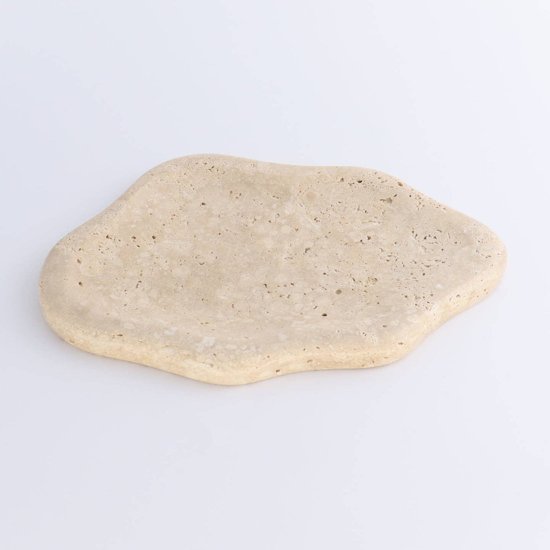 JTTP Products Travertine Irregular Dish available in Joshua Tree at JT Trading Post