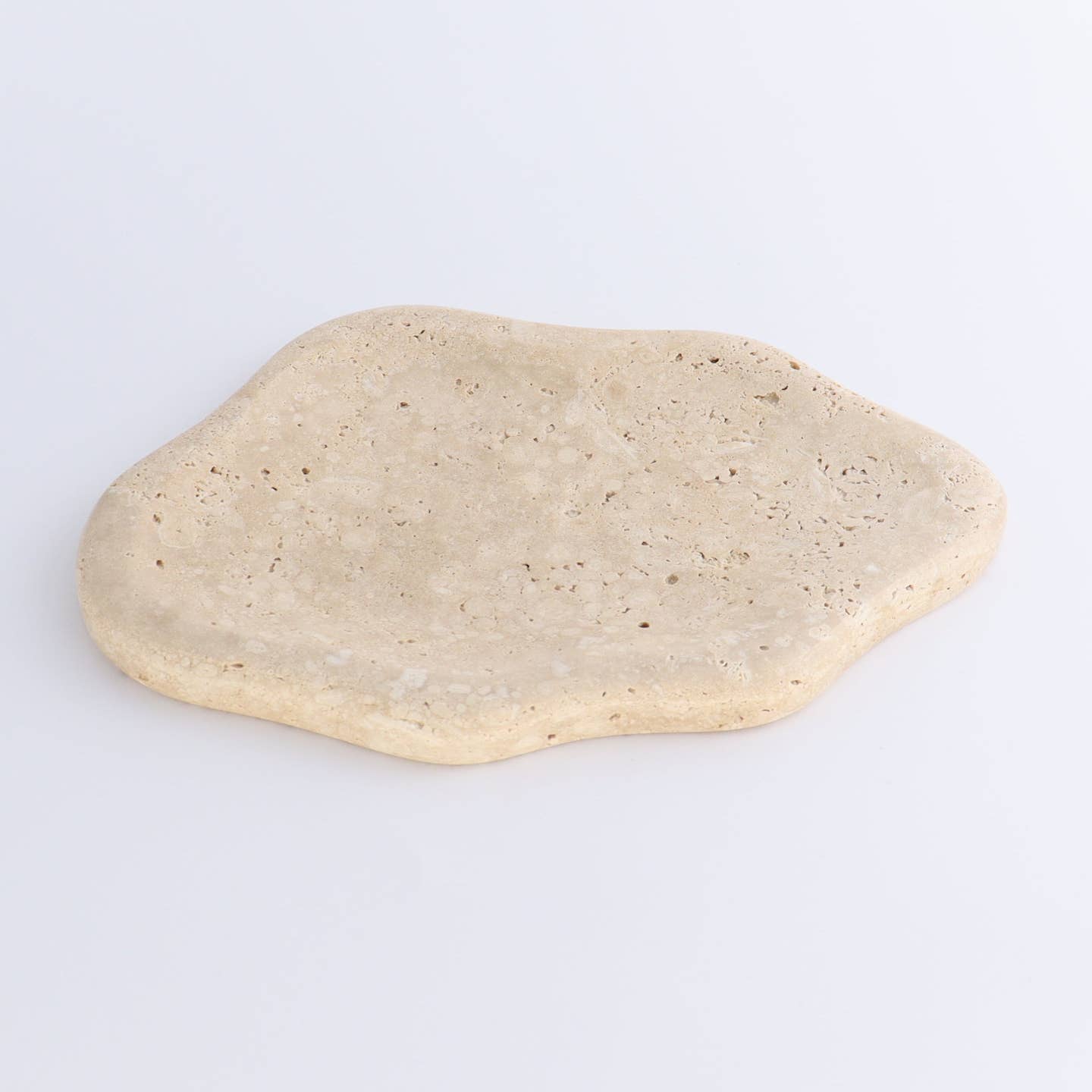 JTTP Products Travertine Irregular Dish available in Joshua Tree at JT Trading Post