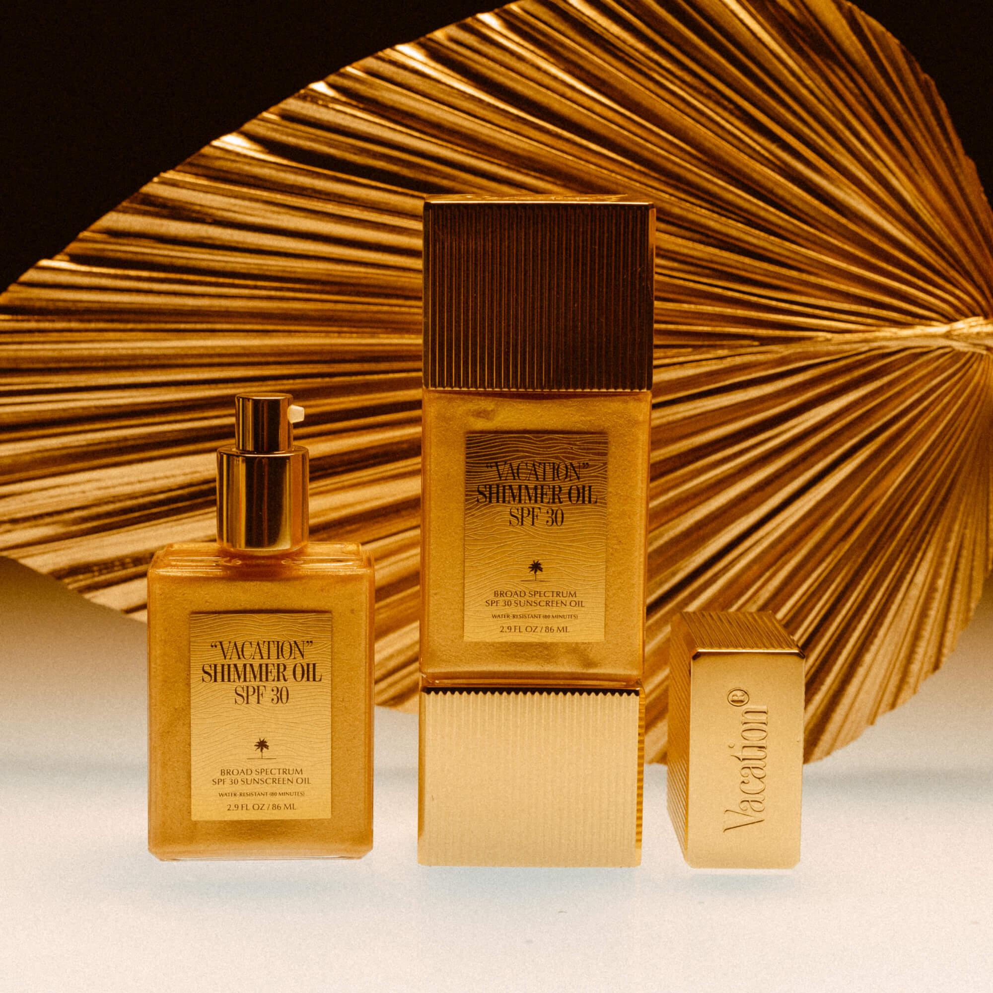 JTTP Products Vacation: Shimmer Oil SPF 30 | SPF 30 Body Oil available in Joshua Tree at JT Trading Post